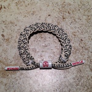 Rastaclat Bracelet Wristband Shoelace Cream Black